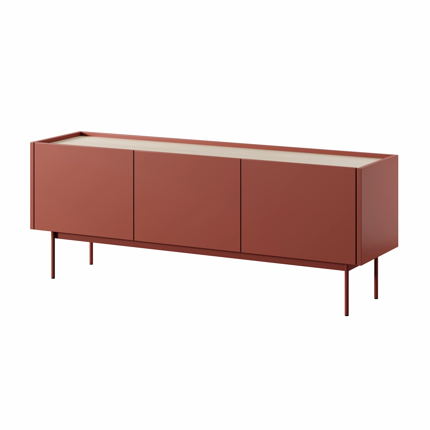 RTV stolek COLOR 144 - červená (1/8)