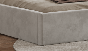 Postel BACOLI 180x200 světlešedá s úložným prostorem (6/8)
