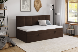 Postel CARLO 80x200 hnědá