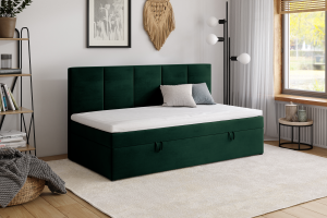 Postel CARLO 90x200 zelená - RIVIERA 38 (3/4)
