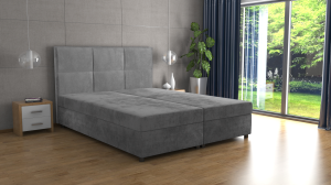 Postel FIFI 180x200 šedá - RIVIERA 91 (3/6)
