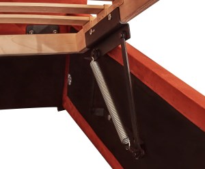 Postel LIVO 160x200 růžová s úložným prostorem (7/8)