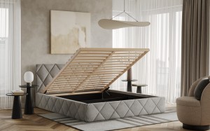 Postel LUKA 160x200 měděná s úložným prostorem (2/8)