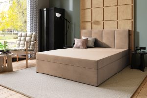 Postel MARCELLO 160x200 béžová - RIVIERA 24