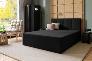 Postel MARCELLO 160x200 černá - RIVIERA 100