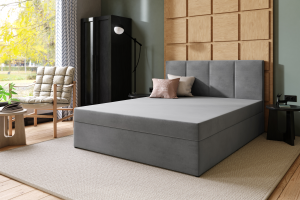 Postel MARCELLO 160x200 šedá - RIVIERA 91 (3/4)