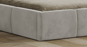 Postel MILANO 140x200 zelená s úložným prostorem (6/8)