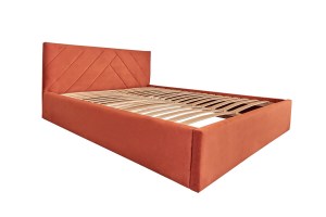 Postel PRATO 160x200 měděná s úložným prostorem (5/10)