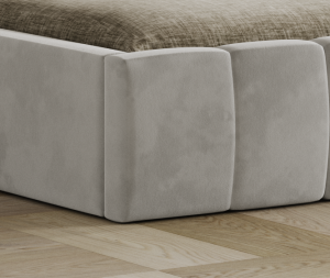 Postel RIMINI 160x200 růžová s úložným prostorem (6/8)