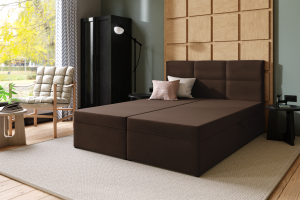 Postel SAVIO 160x200 hnědá