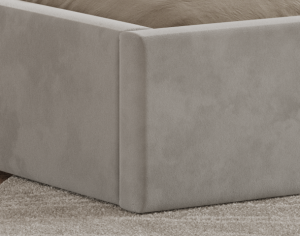 Postel TRIEST 160x200 světlešedá s úložným prostorem (6/8)