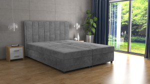 Postel VIKI 160x200 šedá - RIVIERA 91 (7/7)