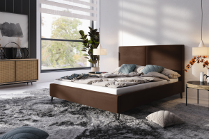 Postel ZENTO 160x200 hnědá