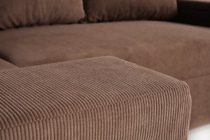 Rohová rozkládací sedačka MAROLA zelená - CORD 205.19 (5/12)