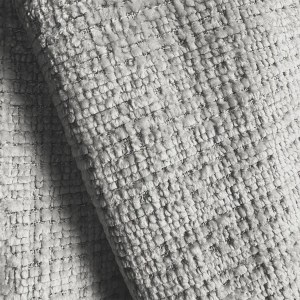 Rohová rozkládací sedačka OTYLIA světlešedá - CREMONA 81 - boucle látka (2/4)