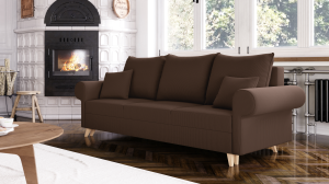 Sedací souprava ESTELA 3+2+1 hnědá - CORD 205.18 (2/16)