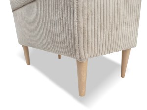 Taburet ZANE s úložným prostorem - manšestr - černý (7/9)