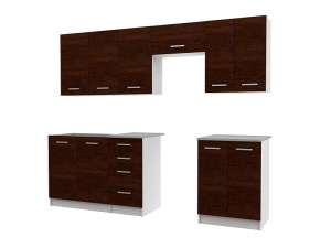 Kuchyňská linka ELENA 240x180 - Wenge (2/5)