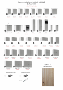 Kuchyňská linka PALINI 300cm Brick + dub artisan (3/7)