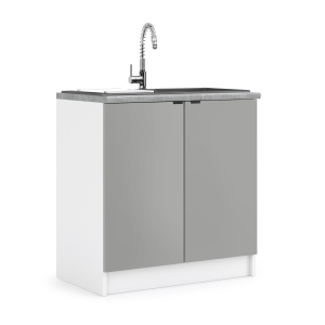 Kuchyňská skříňka LAM ZL80 2D - Dvířka LETTY