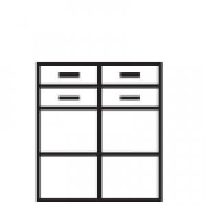 Komoda OLIWIA 90x104 v3 (2/2)