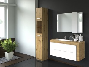 Ilustrační foto - Koupelnová skříňka MARBELA Dub artisan (3/12)