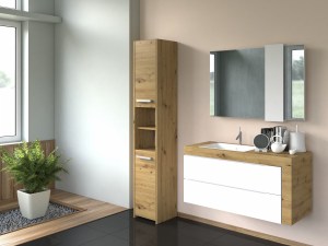 Ilustrační foto - Koupelnová skříňka S30 Dub artisan (2/17)