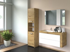 Ilustrační foto - Koupelnová skříňka S40 Dub artisan (2/15)