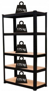 Ilustrační foto - Regál skladovací P9030 MDF (3/17)