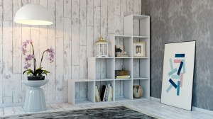 Ilustrační foto - Regál STEP RS-40 Bílý (2/6)
