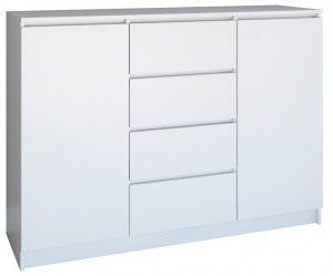 Komoda 2D4S 120 Bílý
