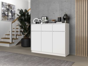 Komoda 3D3S 120 Bílý (8/8)