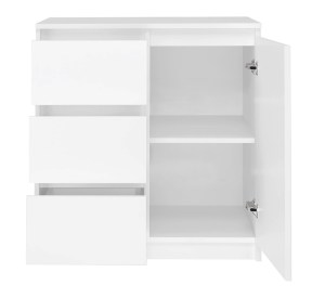 Komoda MALAGA 1D3S Bílá (10/11)