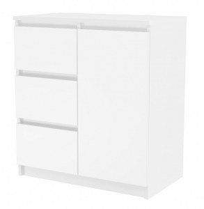 Komoda MALAGA 1D3S Bílá