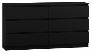 Komoda MALWA M6 140 Černá