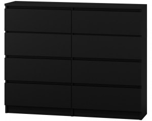 Komoda MALWA M8 120 Černá (2/9)