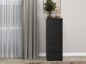 Komoda MALWA W5 Černá (11/11)
