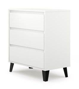 Komoda SCANDI 3S Bílá