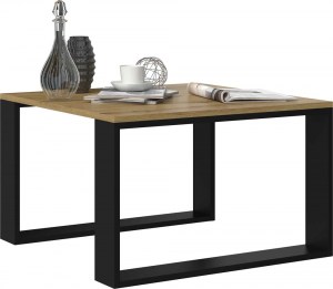 Konferenční stolek LOFT MODERN MINI dub artisan + černá (5/9)