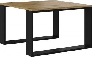 Konferenční stolek LOFT MODERN MINI dub artisan + černá (6/9)