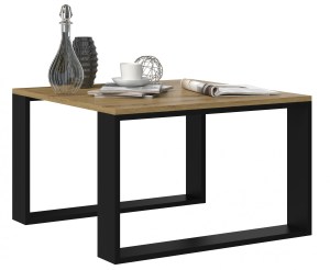 Konferenční stolek LOFT MODERN MINI dub artisan + černá (7/9)