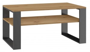 Konferenční stolek MODERN 1P Dub artisan + antracit