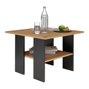 Konferenční stolek MODERNA dub artisan + černá (15/18)