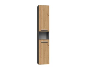 Koupelnová skříňka NEL I Antracit + dub artisan (9/13)