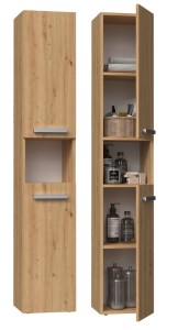 Koupelnová skříňka NEL I Dub artisan (9/16)