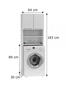Koupelnová skříňka POLA DK Bílá (3/8)