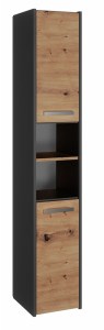 Koupelnová skříňka S30 Antracit + dub artisan (4/13)