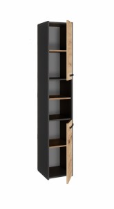 Koupelnová skříňka S30 Antracit + dub artisan (6/13)