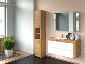 Koupelnová skříňka S30 Dub artisan (6/17)