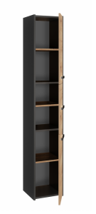 Koupelnová skříňka S33 Antracit + dub artisan (6/9)